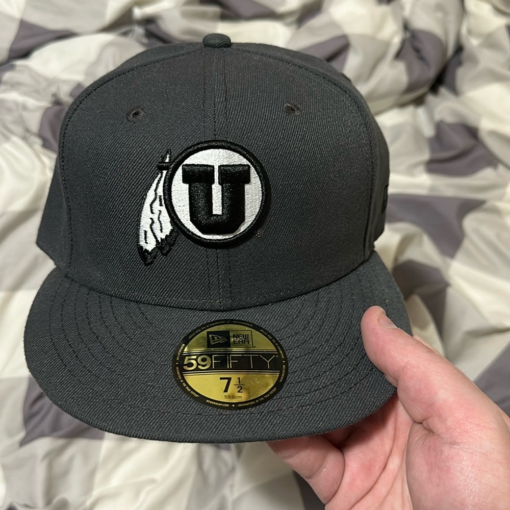 Utah Utes fitted hat. Size 7 1/2 brand new with tags.